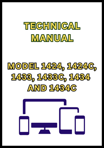 MODEL 1424, 1424C, 1433, 1433C, 1434 AND 1434C SQUARE BALER TECHNICAL MANUAL - PDF