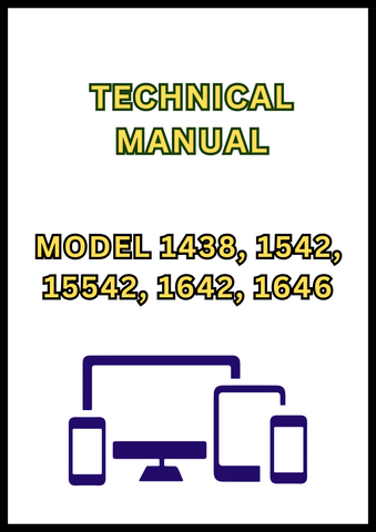 MODEL 1438, 1542, 15542, 1642, 1646 LAWN TRACTOR TECHNICAL MANUAL - PDF