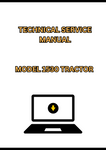 MODEL 1530 TRACTOR TECHNICAL SERVICE MANUAL - PDF