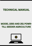 MODEL 1550 AND 251 POWR-TILL SEEDER TECHNICAL MANUAL - PDF