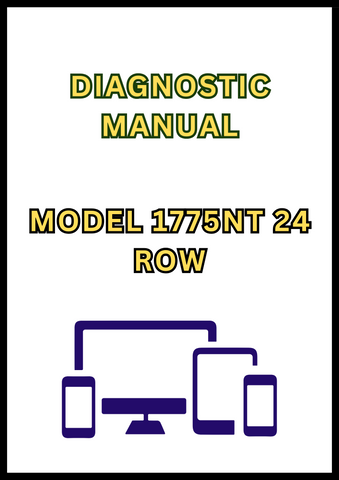 MODEL 1775NT 24 ROW PLANTER DIAGNOSTIC MANUAL - PDF