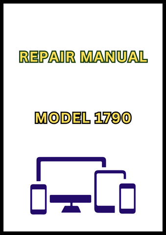 MODEL 1790 FRONT-FOLD PLANTER REPAIR MANUAL - PDF