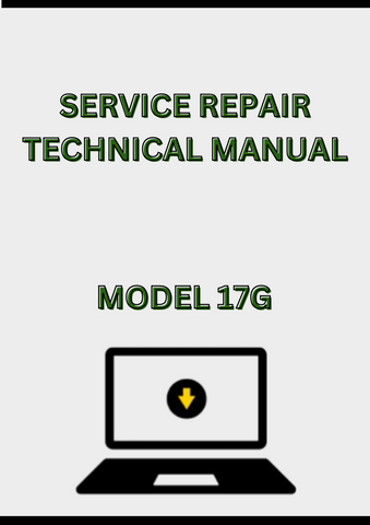 MODEL 17G COMPACT EXCAVATOR SERVICE REPAIR TECHNICAL MANUAL - PDF