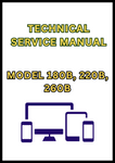 MODEL 180B, 220B, 260B GREENSMOWER TECHNICAL SERVICE MANUAL - PDF