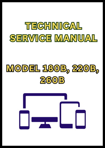 MODEL 180B, 220B, 260B GREENSMOWER TECHNICAL SERVICE MANUAL - PDF