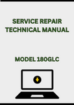 MODEL 180GLC EXCAVATOR SERVICE REPAIR TECHNICAL MANUAL - PDF