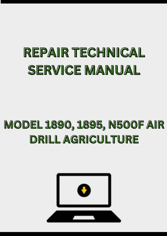 MODEL 1890, 1895, N500F AIR DRILL REPAIR TECHNICAL SERVICE MANUAL - PDF