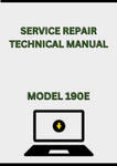 MODEL 190E EXCAVATOR SERVICE REPAIR TECHNICAL MANUAL - PDF