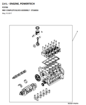MODEL 2.4 L - ENGINE, POWERTECH PARTS MANUAL