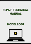MODEL 200G EXCAVATOR REPAIR TECHNICAL MANUAL - PDF
