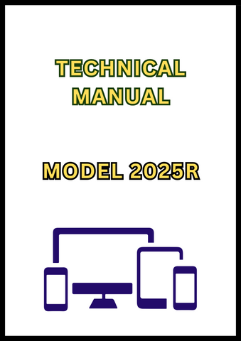 MODEL 2025R COMPACT UTILITY TRACTOR TECHNICAL MANUAL - PDF