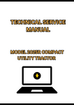 MODEL 2025R COMPACT UTILITY TRACTOR TECHNICAL SERVICE MANUAL - PDF