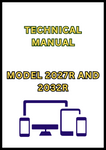 MODEL 2027R AND 2032R COMPACT UTILITY TRACTOR TECHNICAL MANUAL - PDF
