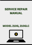 MODEL 210G, 210GLC EXCAVATOR SERVICE REPAIR MANUAL - PDF