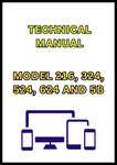 MODEL 216, 324, 524, 624 AND 5B SPRAYER TECHNICAL MANUAL - PDF