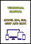 MODEL 21C, 21S, 45BP AND 21HC HEDGE CLIPPER TECHNICAL MANUAL - PDF