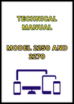 MODEL 2250 AND 2270 SELF-PROPELLED WINDROWER TECHNICAL MANUAL - PDF