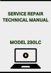 MODEL 230LC EXCAVATOR SERVICE REPAIR TECHNICAL MANUAL - PDF