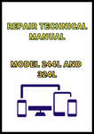 MODEL 244L AND 324L COMPACT 4WD LOADER REPAIR TECHNICAL MANUAL - PDF