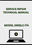 MODEL 245GLC IT4 EXCAVATOR SERVICE REPAIR TECHNICAL MANUAL - PDF
