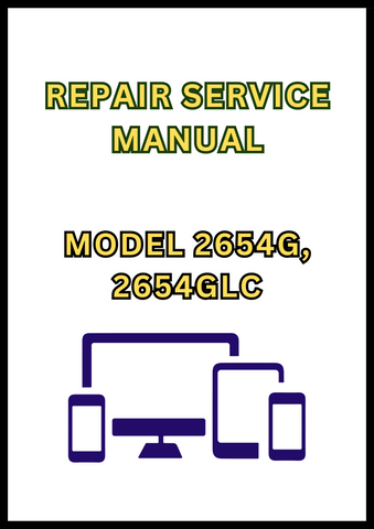 MODEL 2654G, 2654GLC FORESTRY EXCAVATOR REPAIR SERVICE MANUAL - PDF