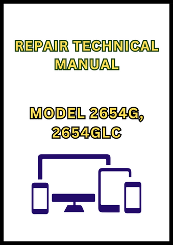 MODEL 2654G, 2654GLC FORESTRY EXCAVATOR REPAIR TECHNICAL MANUAL - PDF