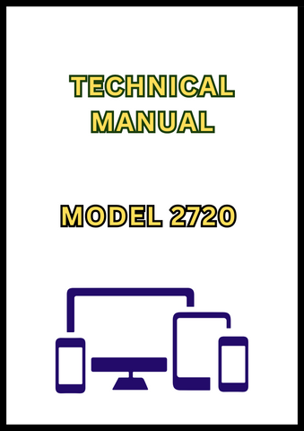 MODEL 2720 COMPACT UTILITY TRACTOR TECHNICAL MANUAL - PDF