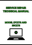 MODEL 27CZTS AND 35CZTS COMPACT SERVICE REPAIR TECHNICAL MANUAL - PDF