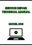 MODEL 30G EXCAVATOR SERVICE REPAIR TECHNICAL MANUAL - PDF