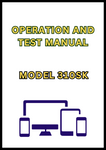 MODEL 310SK SIDE SHIFT BACKHOE LOADER OPERATION AND TEST MANUAL - PDF