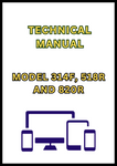 MODEL 314F, 518R AND 820R WALK-BEHIND TILLER TECHNICAL MANUAL - PDF