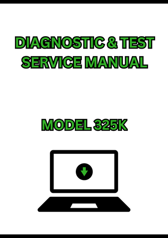 MODEL 325K BACKHOE LOADER DIAGNOSTIC & TEST SERVICE MANUAL - PDF