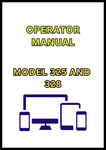 MODEL 325 AND 328 SKID STEER LOADER OPERATOR MANUAL - PDF
