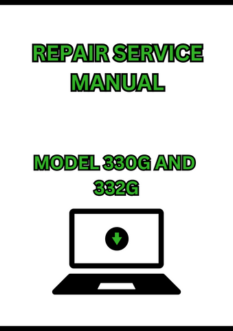 MODEL 330G AND 332G SKID STEER LOADER REPAIR SERVICE MANUAL - PDF