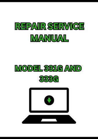 MODEL 331G AND 333G COMACT TRACK LOADER REPAIR SERVICE MANUAL - PDF