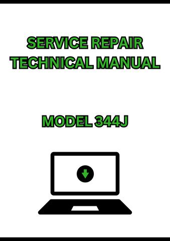 MODEL 344J 4WD LOADER SERVICE REPAIR TECHNICAL MANUAL - PDF