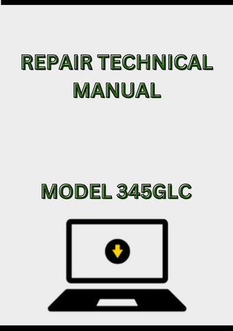 MODEL 345GLC EXCAVATOR REPAIR TECHNICAL MANUAL - PDF