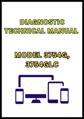 MODEL 3754G, 3754GLC EXCAVATOR DIAGNOSTIC TECHNICAL MANUAL - PDF