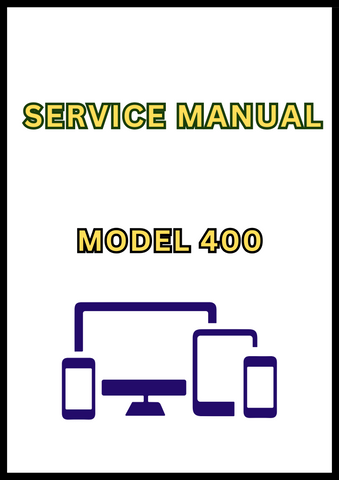 MODEL 400 HYDROSTATIC LAWN TRACTOR SERVICE MANUAL - PDF