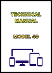 MODEL 40 ROTARY TILLER TECHNICAL MANUAL - PDF