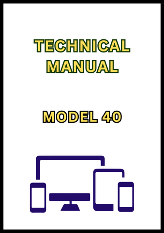 MODEL 40 ROTARY TILLER TECHNICAL MANUAL - PDF