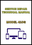 MODEL 410G BACKHOE LOADER SERVICE REPAIR TECHNICAL MANUAL - PDF