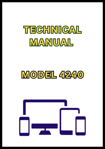 MODEL 4240 UNIVERSAL DISPLAY TECHNICAL MANUAL - PDF
