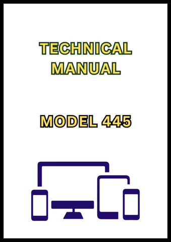 MODEL 445 ROTARY HARVESTING UNIT TECHNICAL MANUAL - PDF
