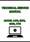 MODEL 4475, 5575, 6675, 7775 SKID STEER LOADER TECHNICAL SERVICE MANUAL - PDF