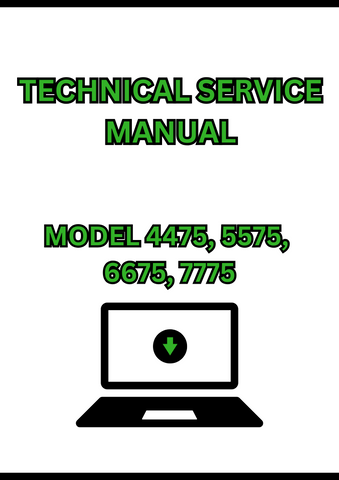 MODEL 4475, 5575, 6675, 7775 SKID STEER LOADER TECHNICAL SERVICE MANUAL - PDF