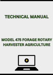 MODEL 475 FORAGE ROTARY HARVESTER TECHNICAL MANUAL - PDF