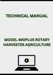 MODEL 490PLUS ROTARY HARVESTER TECHNICAL MANUAL - PDF