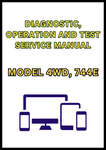 MODEL 4WD, 744E LOADER DIAGNOSTIC, OPERATION AND TEST SERVICE MANUAL - PDF