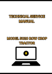 MODEL 5020 ROW CROP TRACTOR TECHNICAL SERVICE MANUAL - PDF